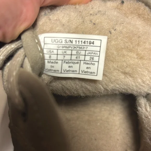 UGG Mens Size 8 Neumel Zip Quilting Chukka Boot Moss Green 1114194 Shoes - Picture 8 of 10